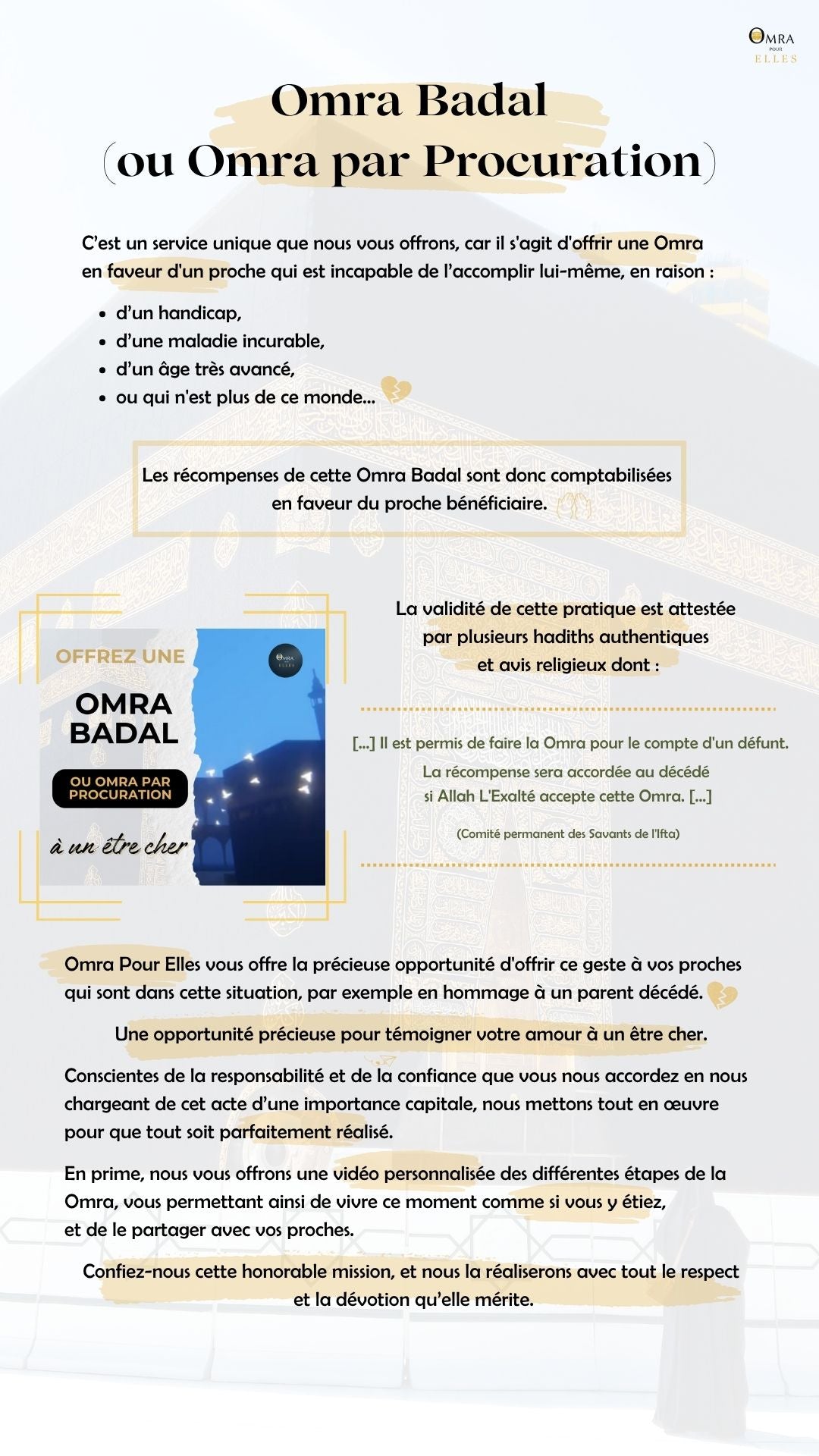 Omra badal (par procuration)
