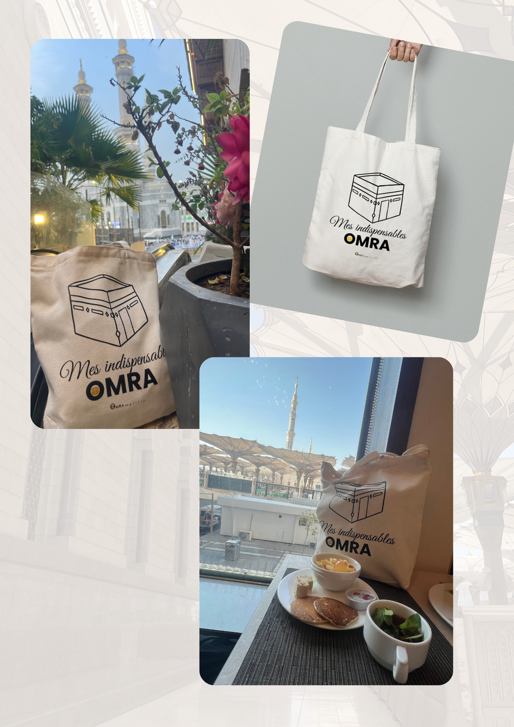 "My Umrah Essentials" tote bag