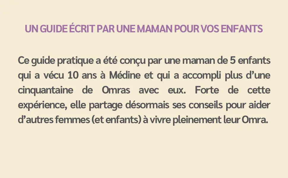 Mon Guide Omra édition Enfants Omra Pour Elles