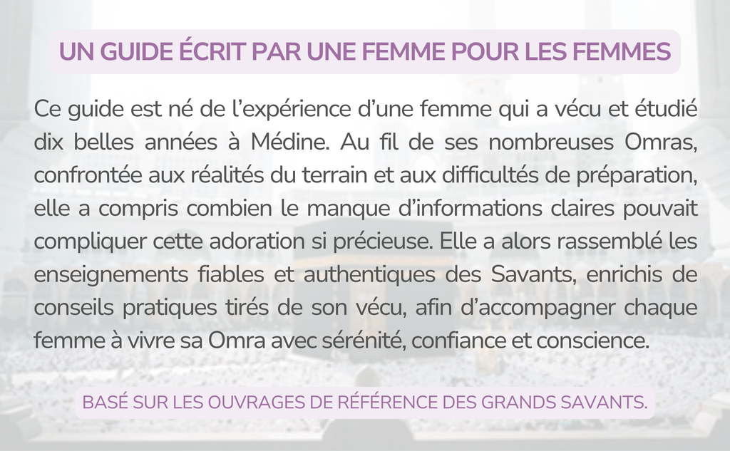 Mon Guide Omra au Féminin