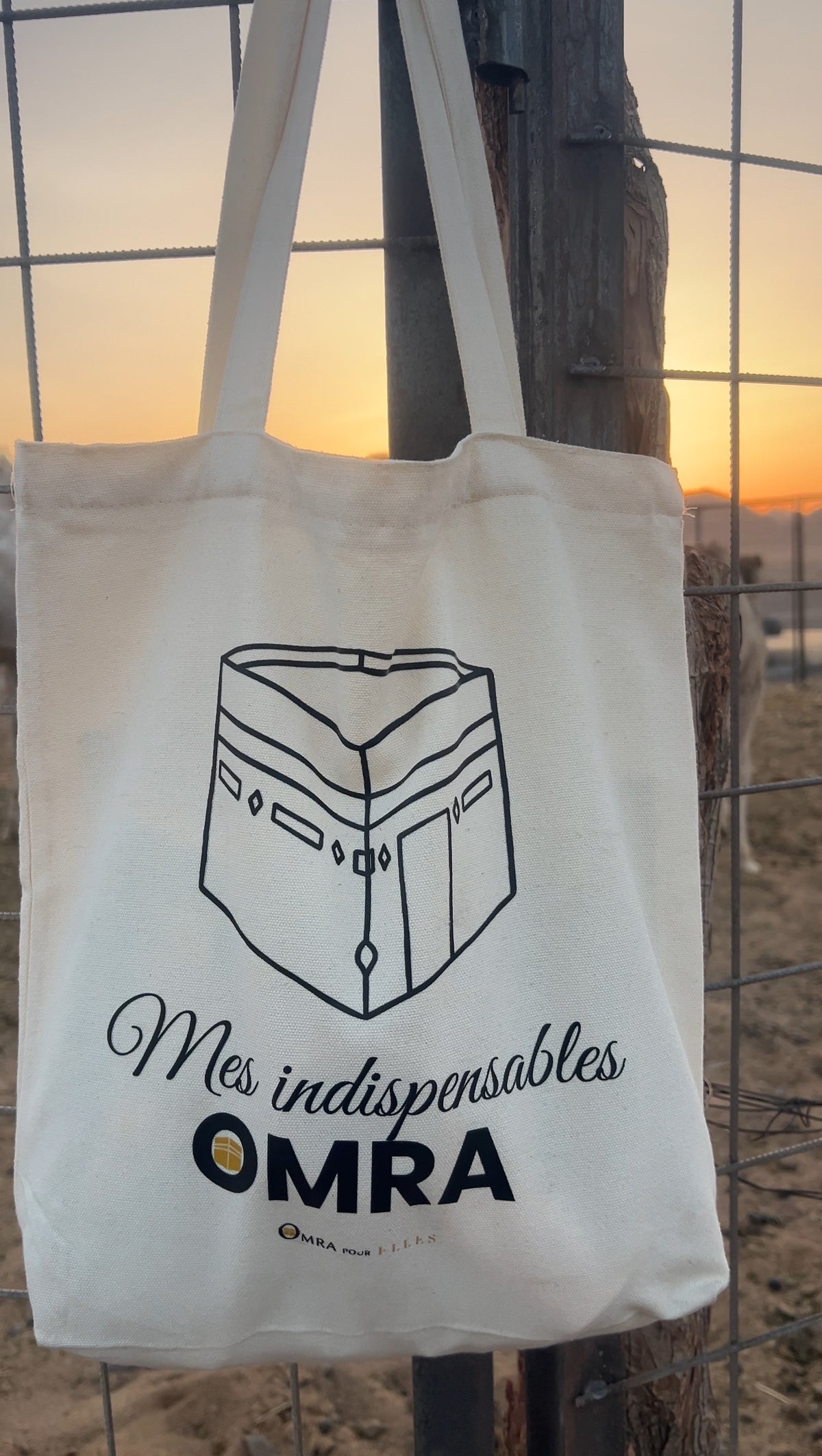 "My Umrah Essentials" tote bag