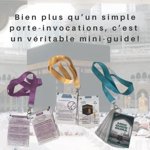 Mini Guide Omra - tour de cou invocation Omra Pour Elles