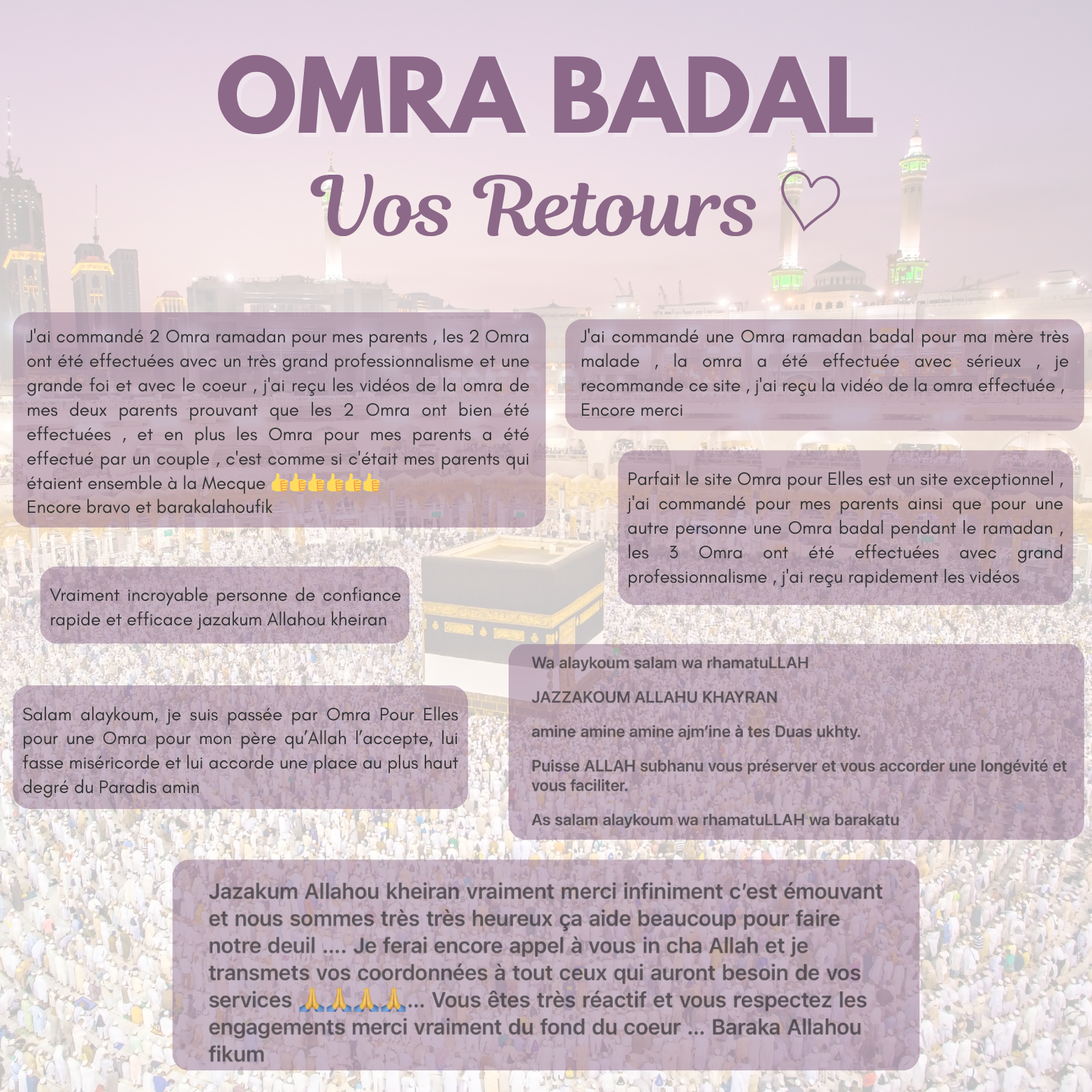 Hajj Badal (par procuration)