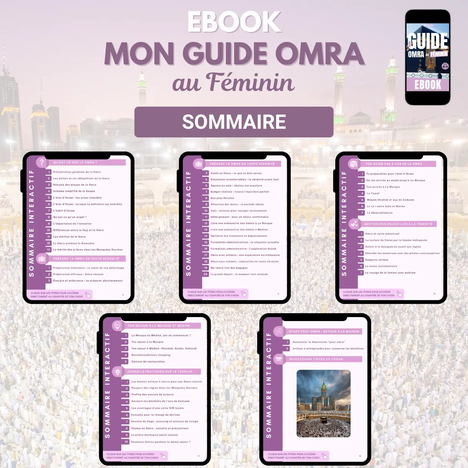 EBOOK Mon GUIDE Omra au Féminin - Guide Omra femme PDF - Omra Pour Elles