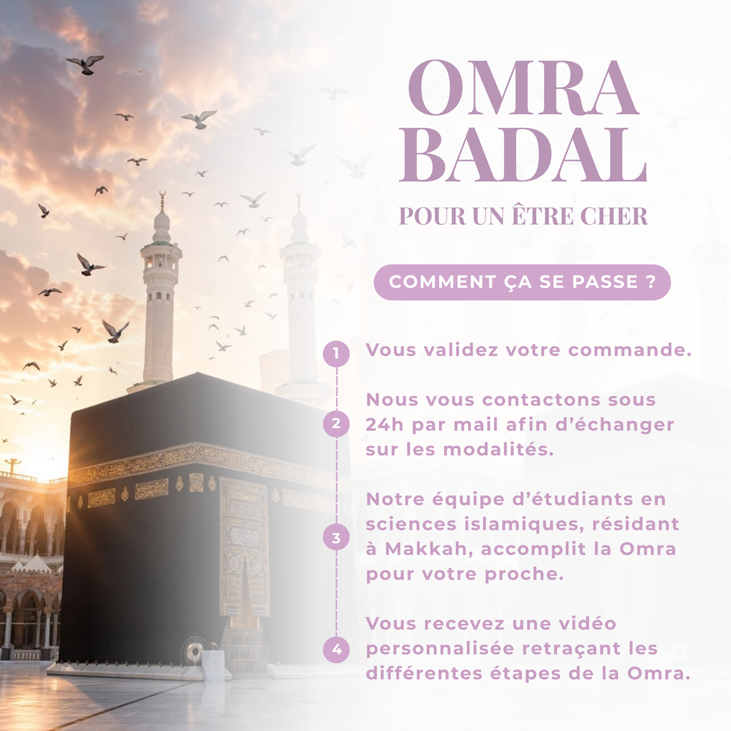 Omra Badal pour un être cher – commande, accomplissement par des étudiants en sciences islamiques à La Mecque et vidéo personnalisée